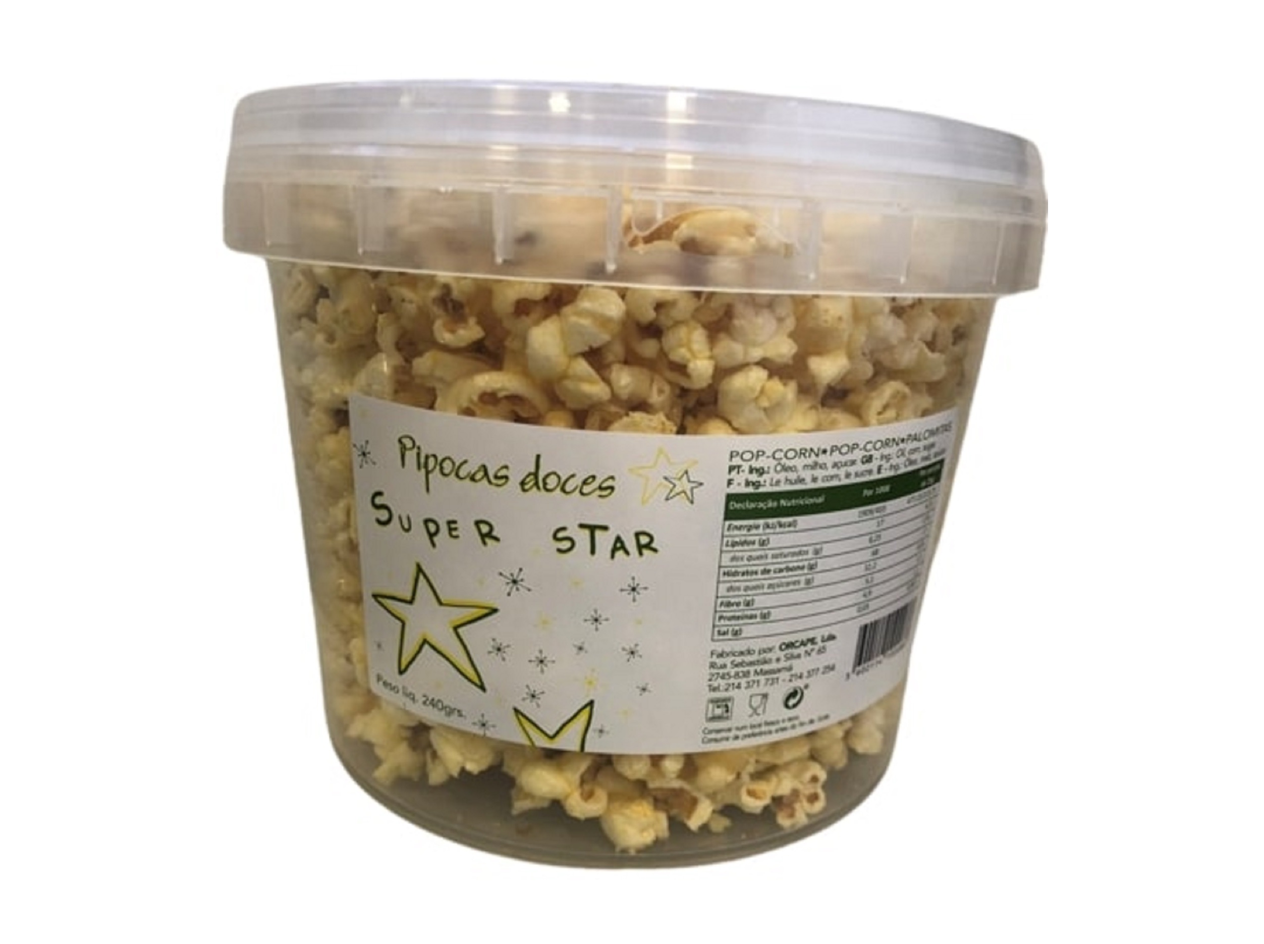 Pipocas Doces Super Star 240 G Super Star
