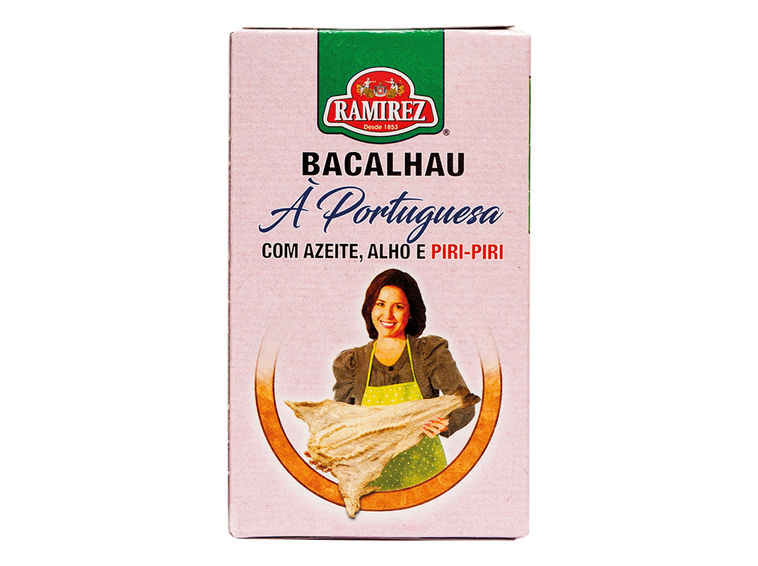 Bacalhau à portuguesa ramirez azeite alho piri-piri 120(72)g