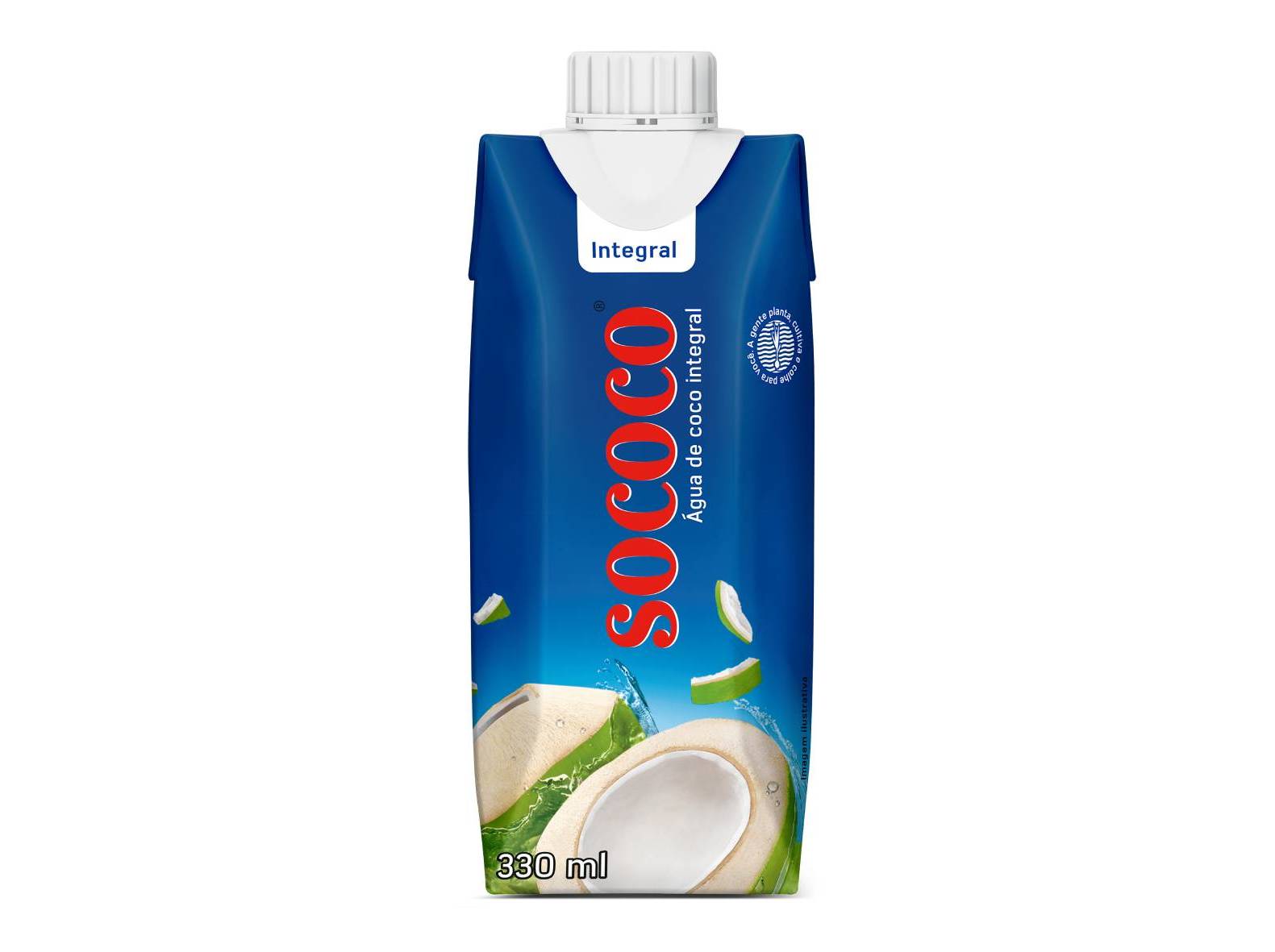 Água De Coco Sococo Integral 330ml Sococo