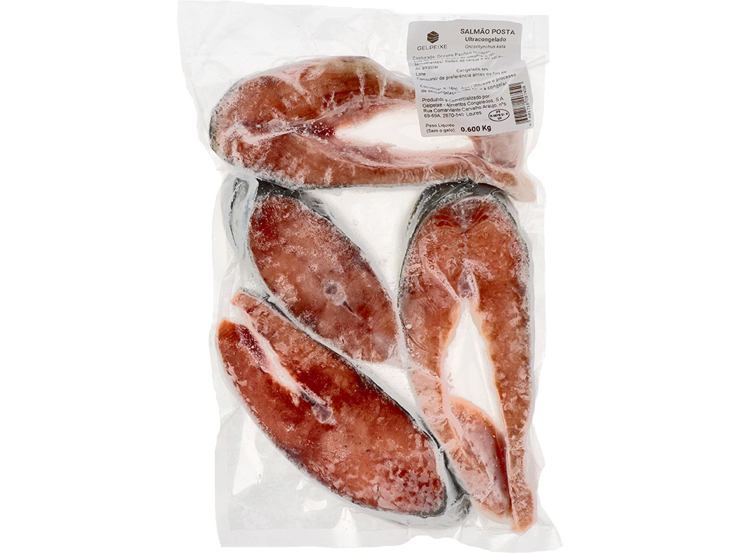 Salmão Selvagem Posta Ultracongelado 600g Auchan