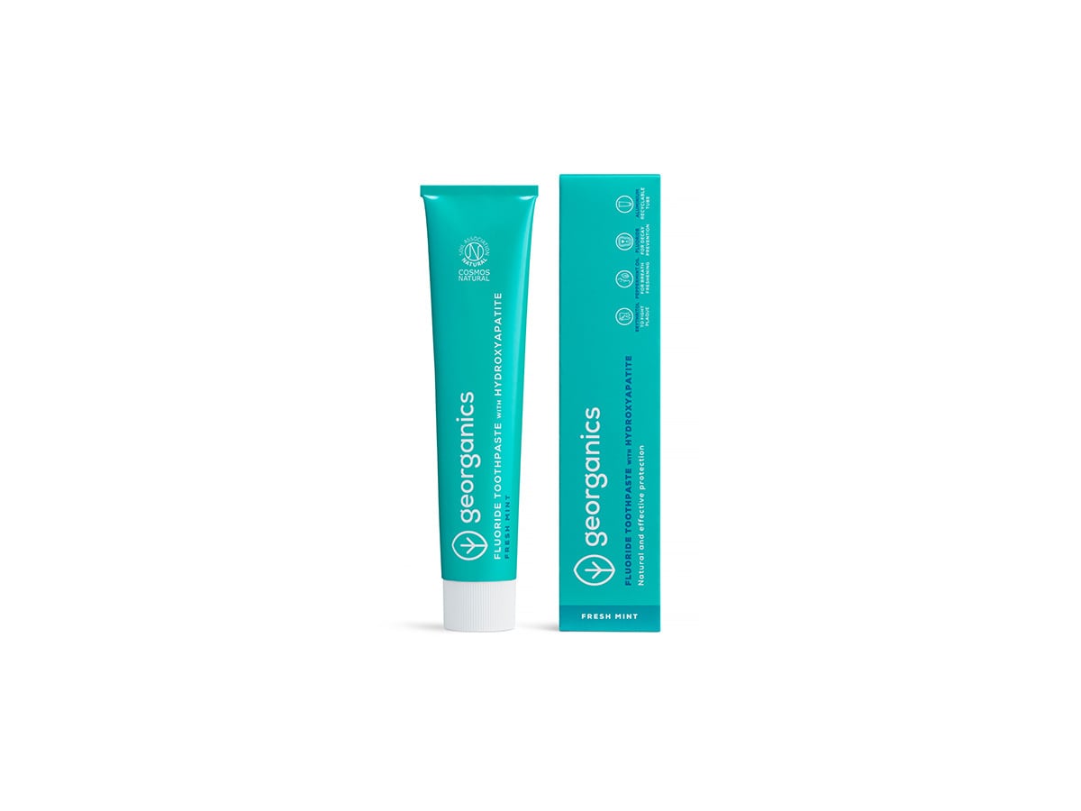 Pasta dentes georganics menta c/fluor 75 ml