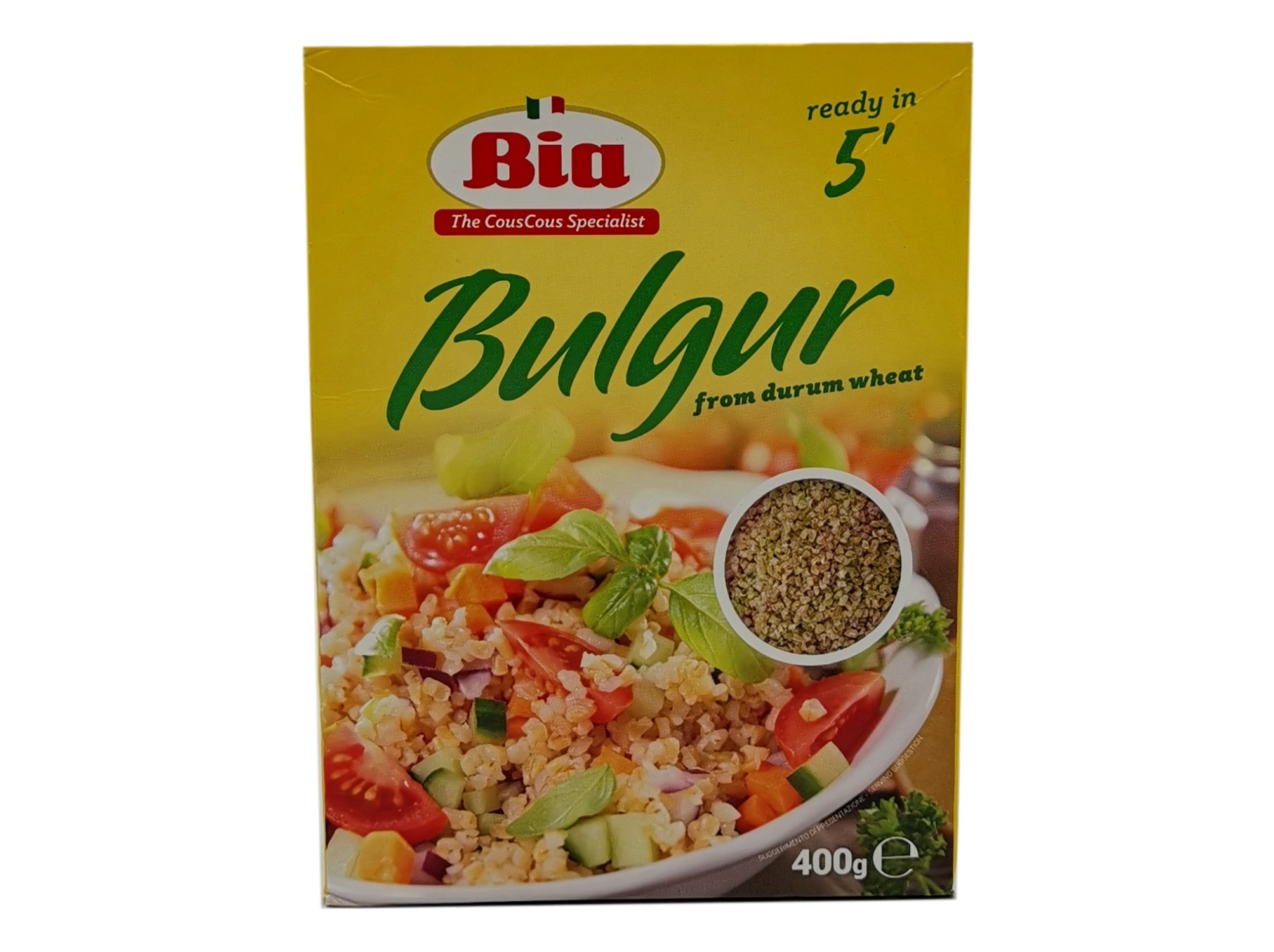 Bulgur Inteiro Bia 400g Bia