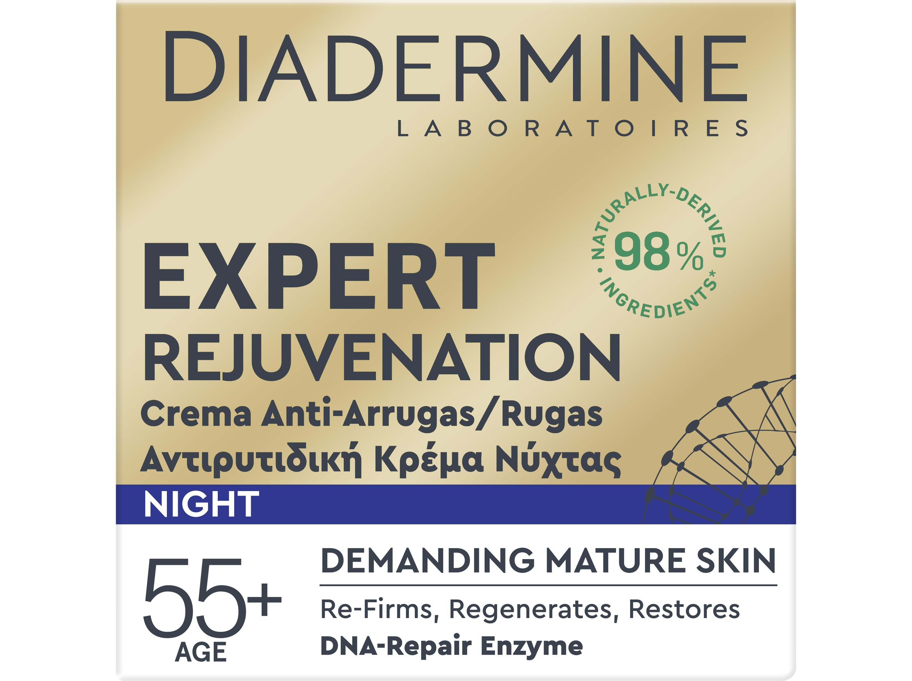Creme rosto diadermine expert noite 50 ml