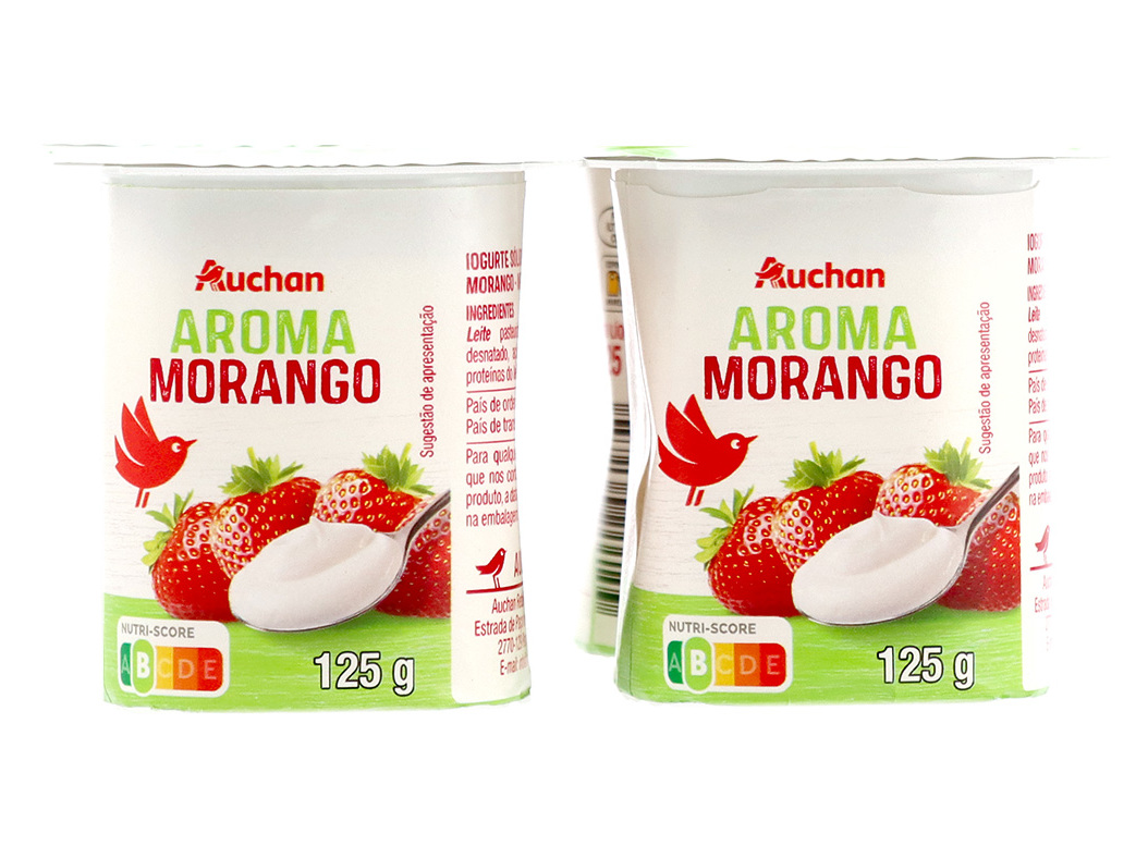 Iogurte Auchan Aroma Morango 4x125g Auchan
