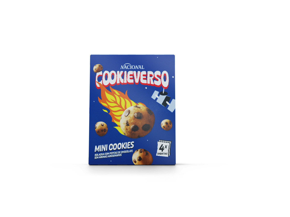 Mini cookies nacional cookieverso 160g