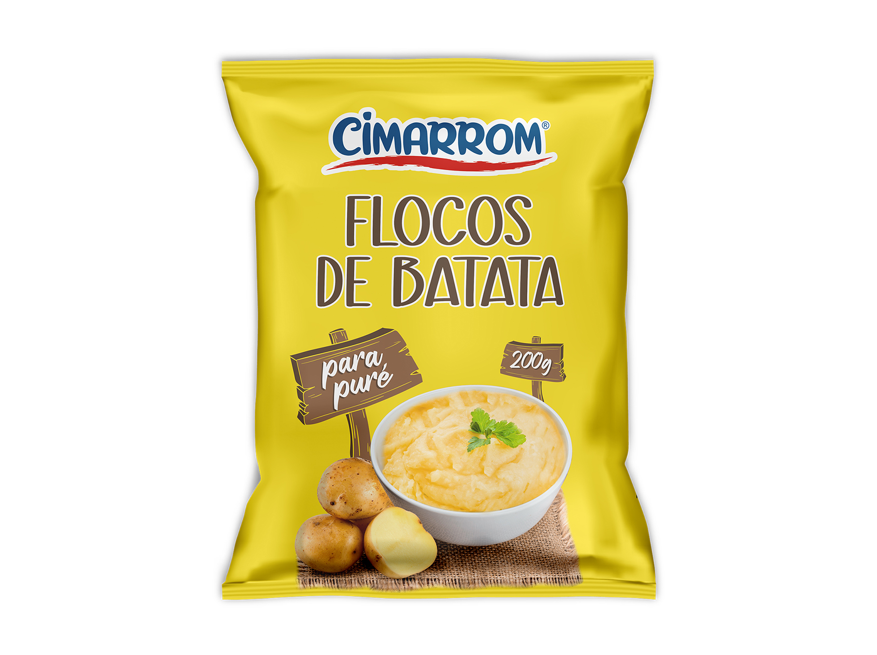Flocos Cimarrom De Batata 200g Cimarrom