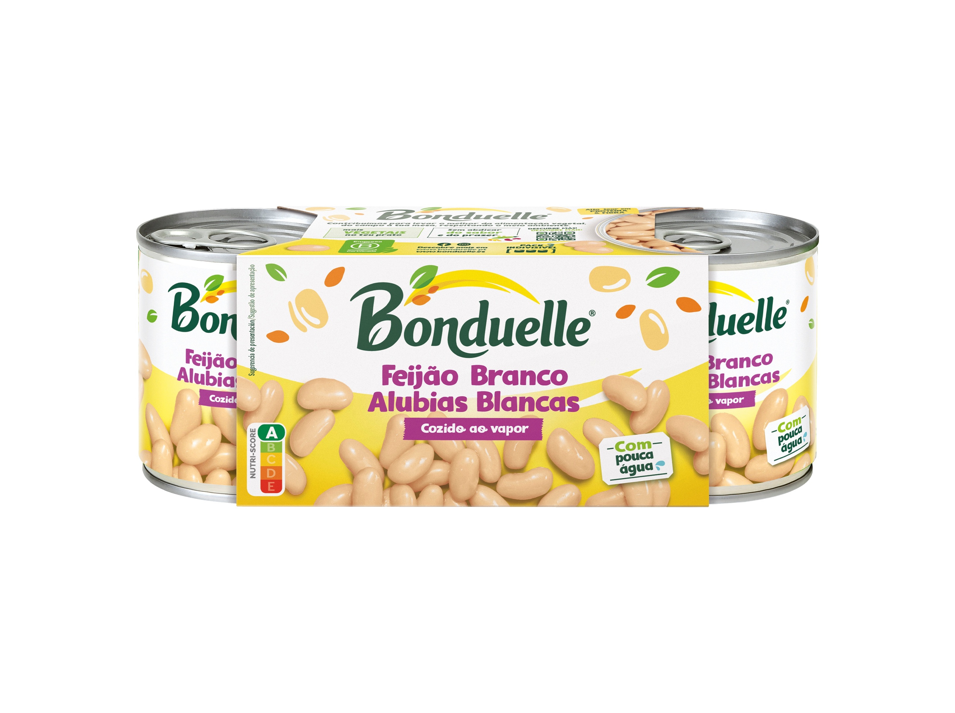 Feijão Branco Bonduelle 3x175(125)g Bonduelle