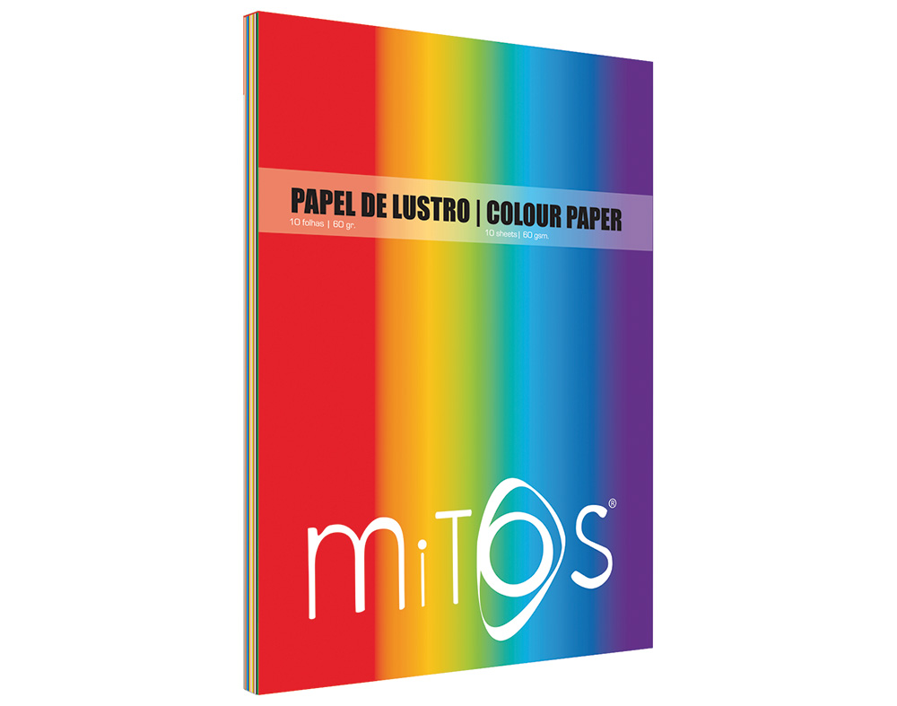 Bloco Papel Lustro Mitos Mitos-bloco 43 Papel Lustro 10