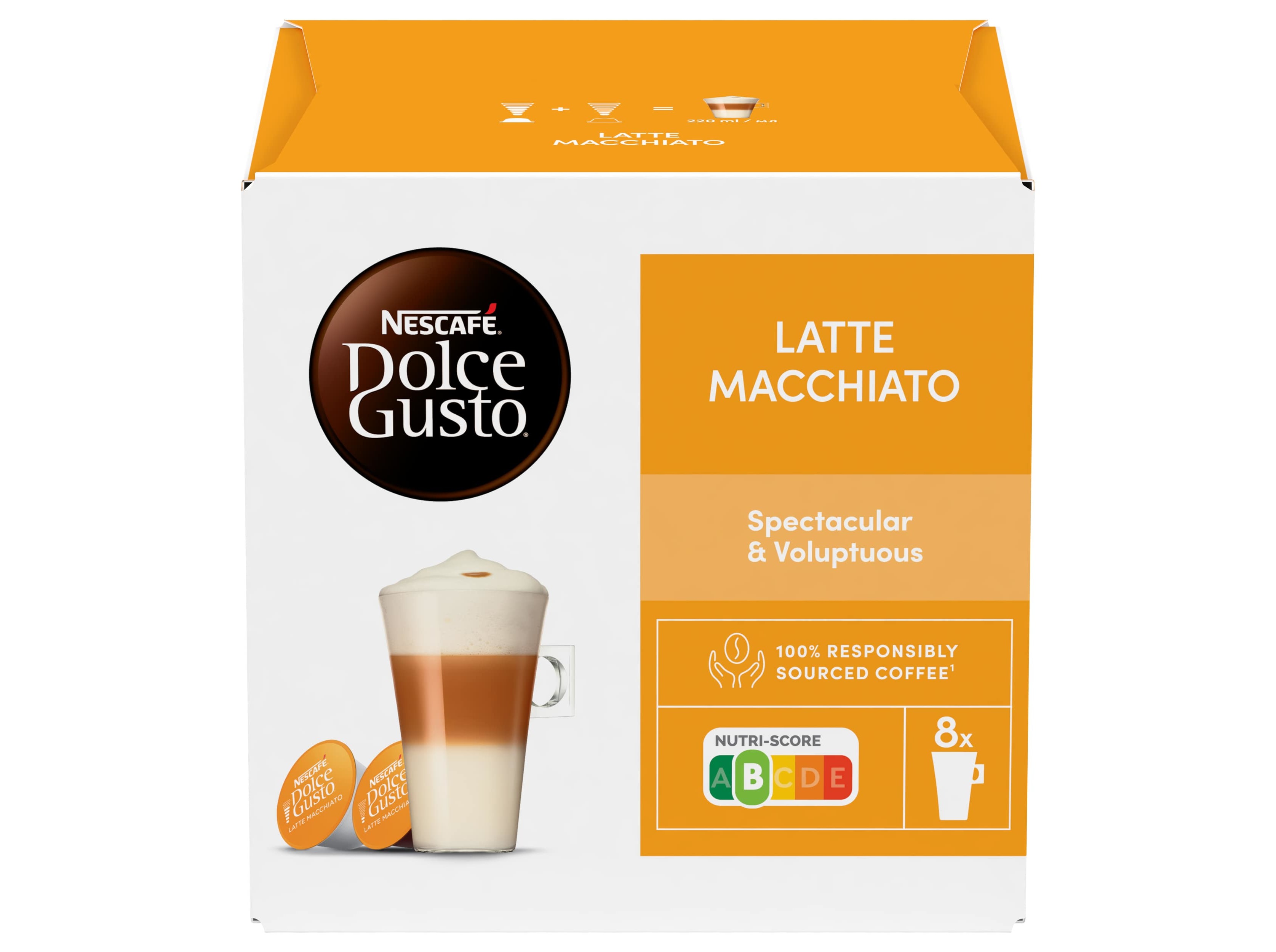 Capsulas dolce gusto latte macchiato 8un