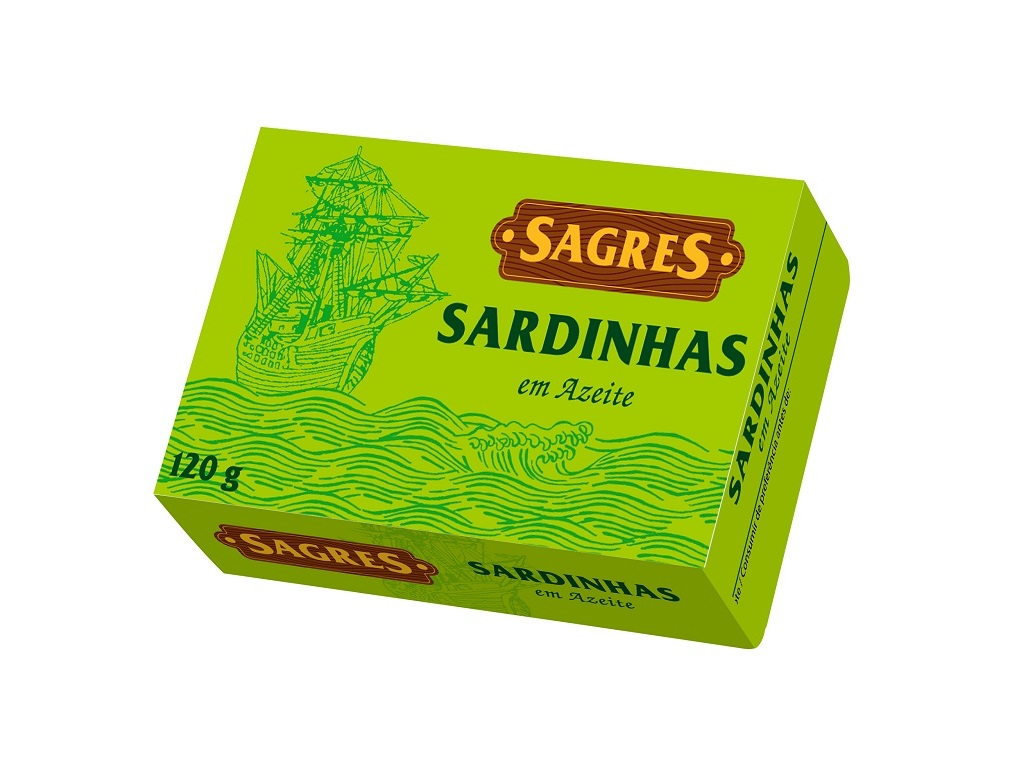 Sardinhas Em Azeite Sagres 120 (84)g Sagres