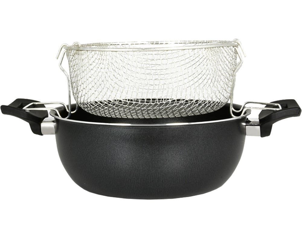 Fritadeira com asa antiaderente ideal celar 22cm