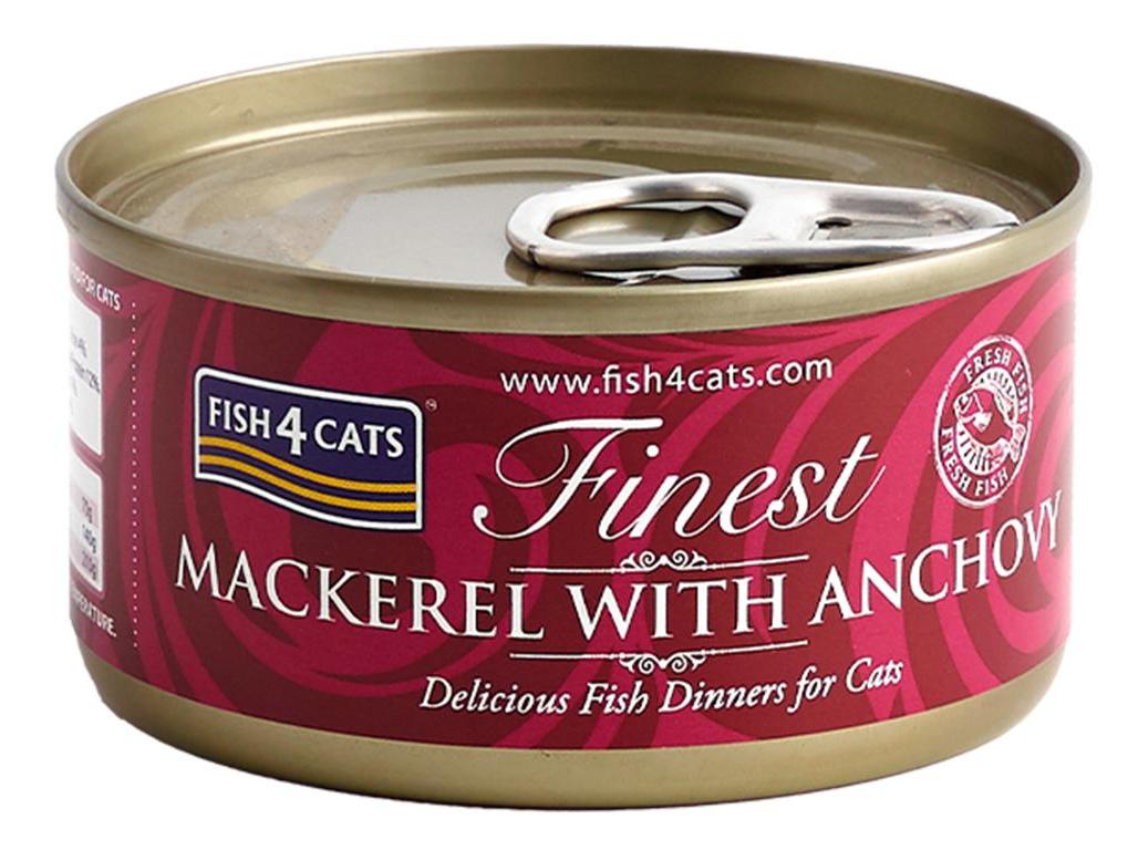 Comida Húmida Gato Fish4cats Cavala/anchovas 70g