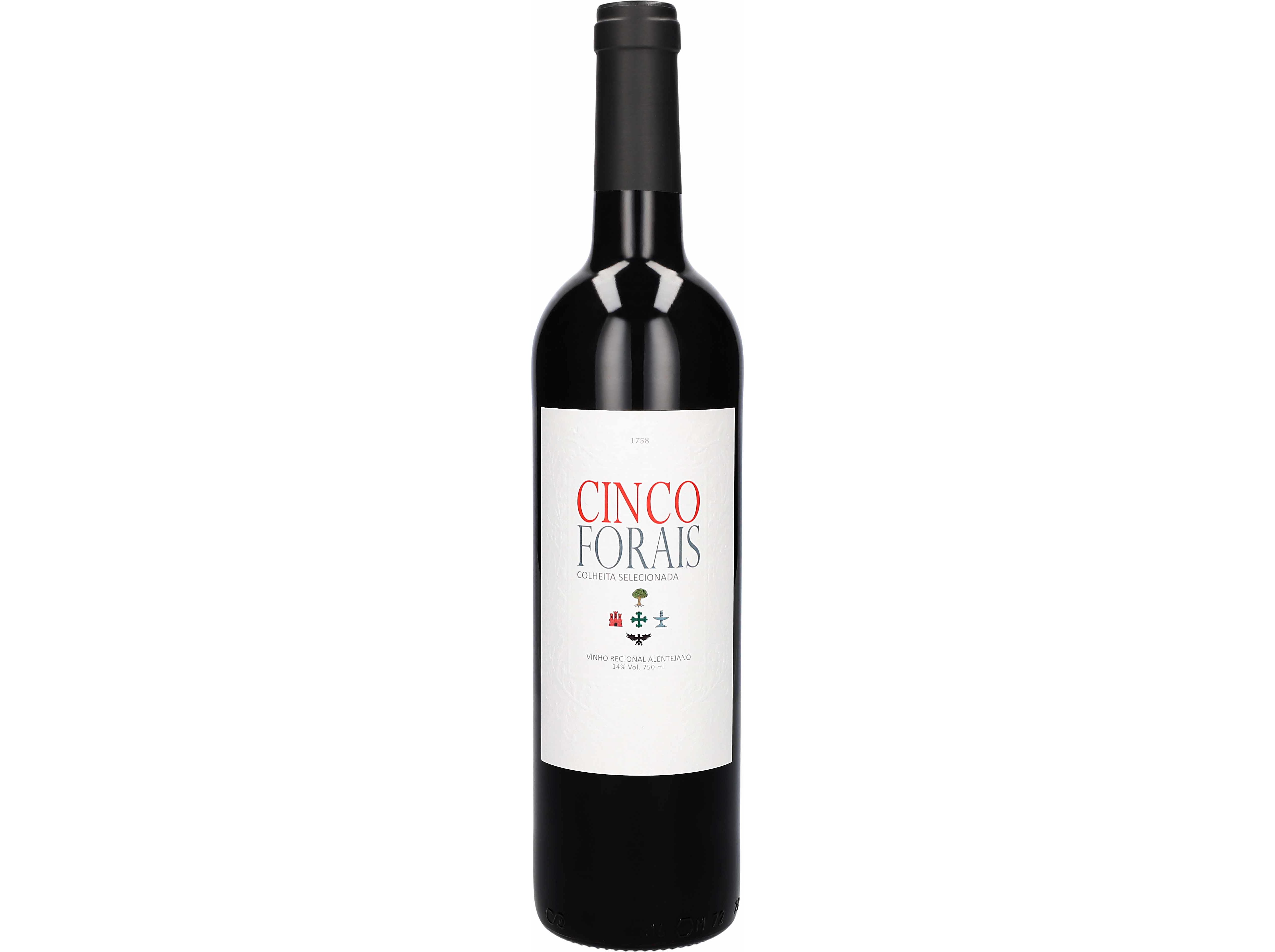 Vinho Tinto Cinco Forais Alentejo Colheita Selecionada 0.75l Cinco Forais