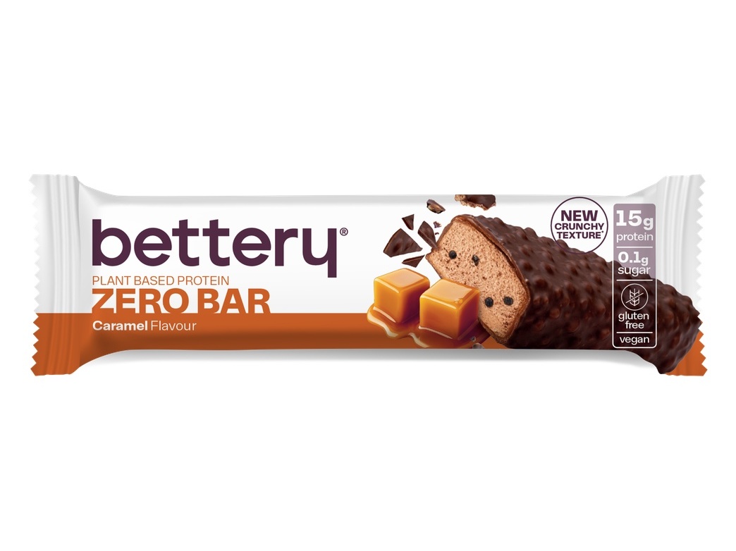 Barra zero bettery caramelo 55g