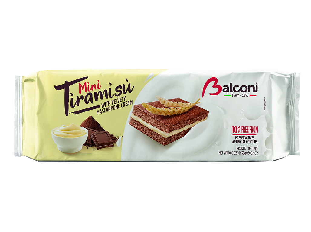 Snacks Balconi Mini Tiramissu 300g Balconi