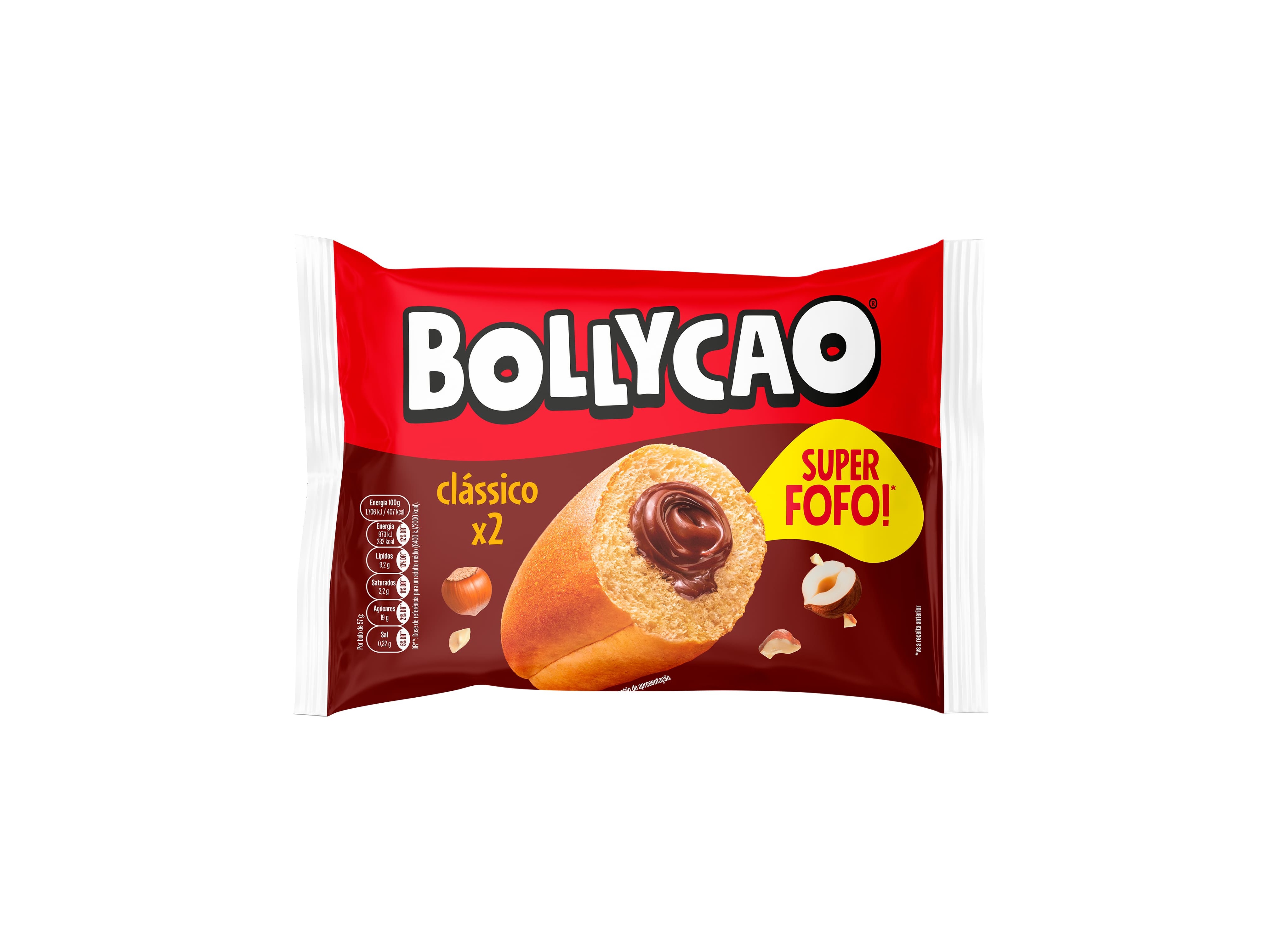 Bolo Bollycao Recheado 2un 114g Bollycao