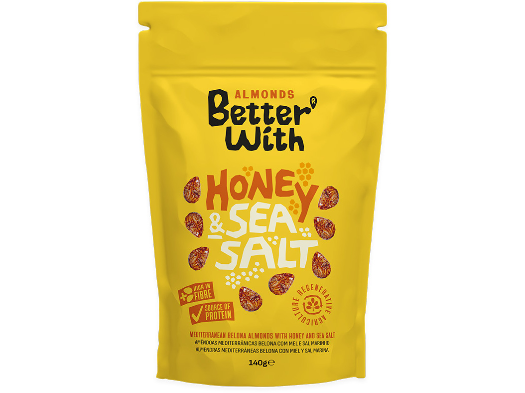 Miolo amêndoa better with com mel e sal 140 g