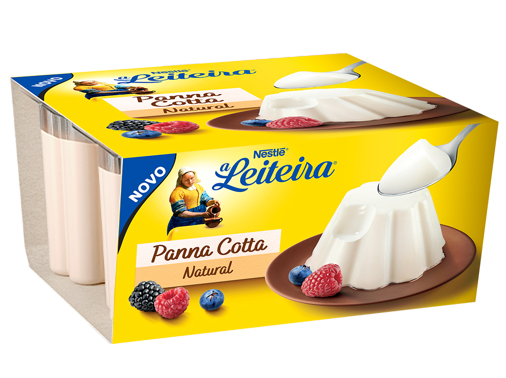 Sobremesa A Leiteira Panacotta Natural 4x100g