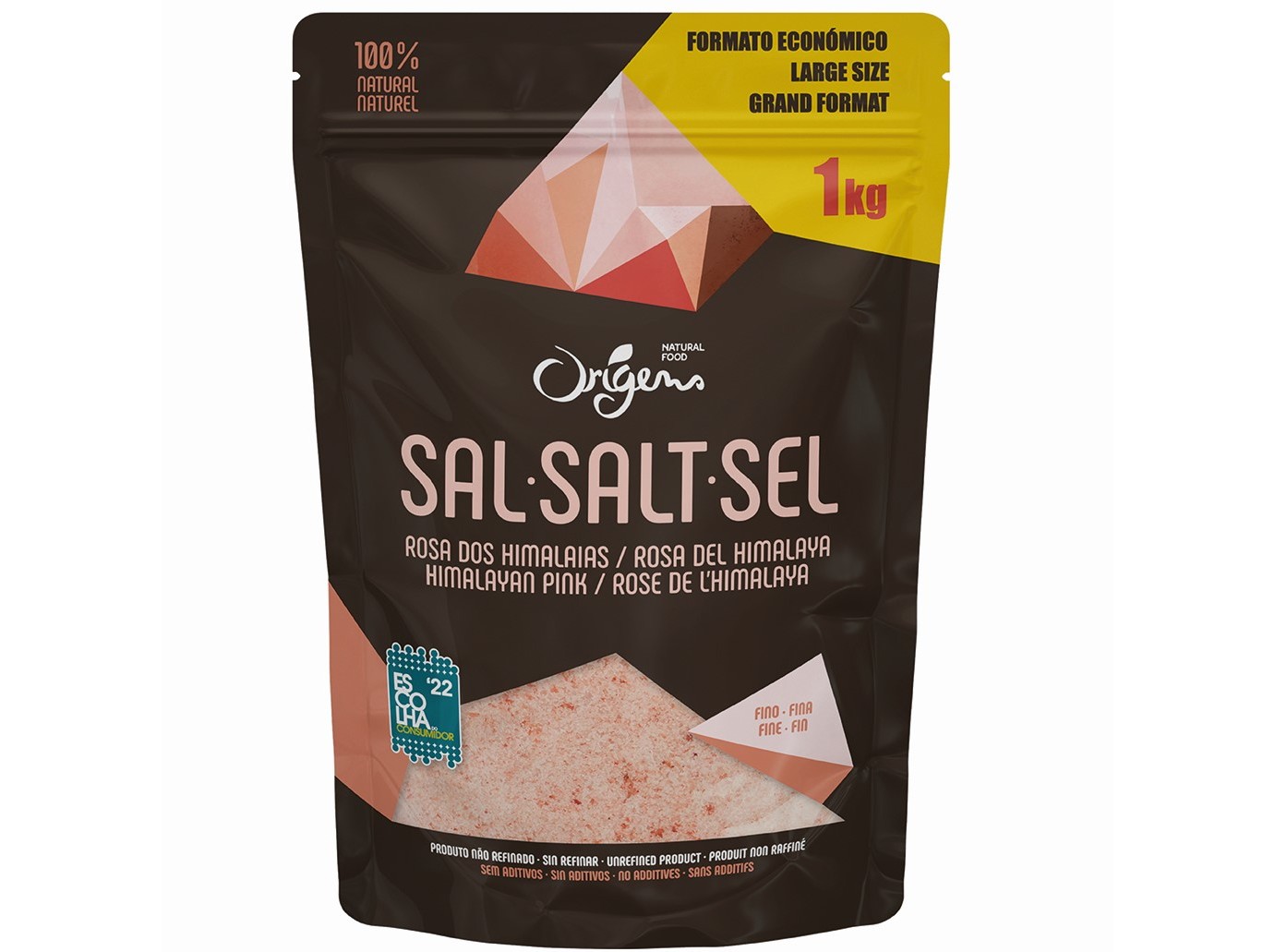 Sal origens bio himalaias fino 1kg