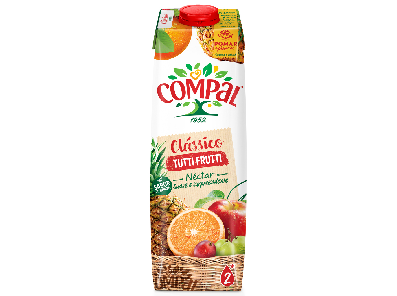 Néctar compal clássico tutti frutti 1l