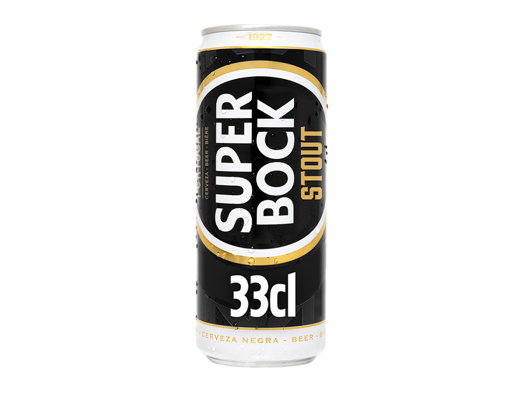 Cerveja Super Bock Preta Stout Lata 0.33l Super Bock
