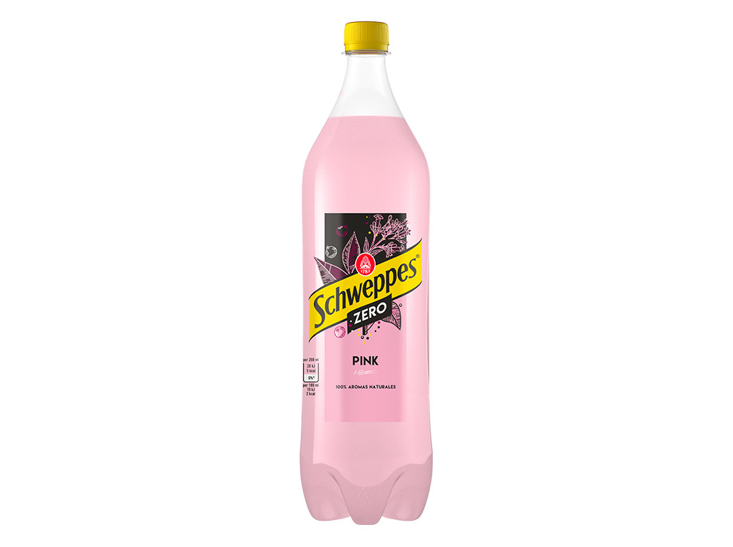 Água tónica schweppes pink zero 1l (sdr)
