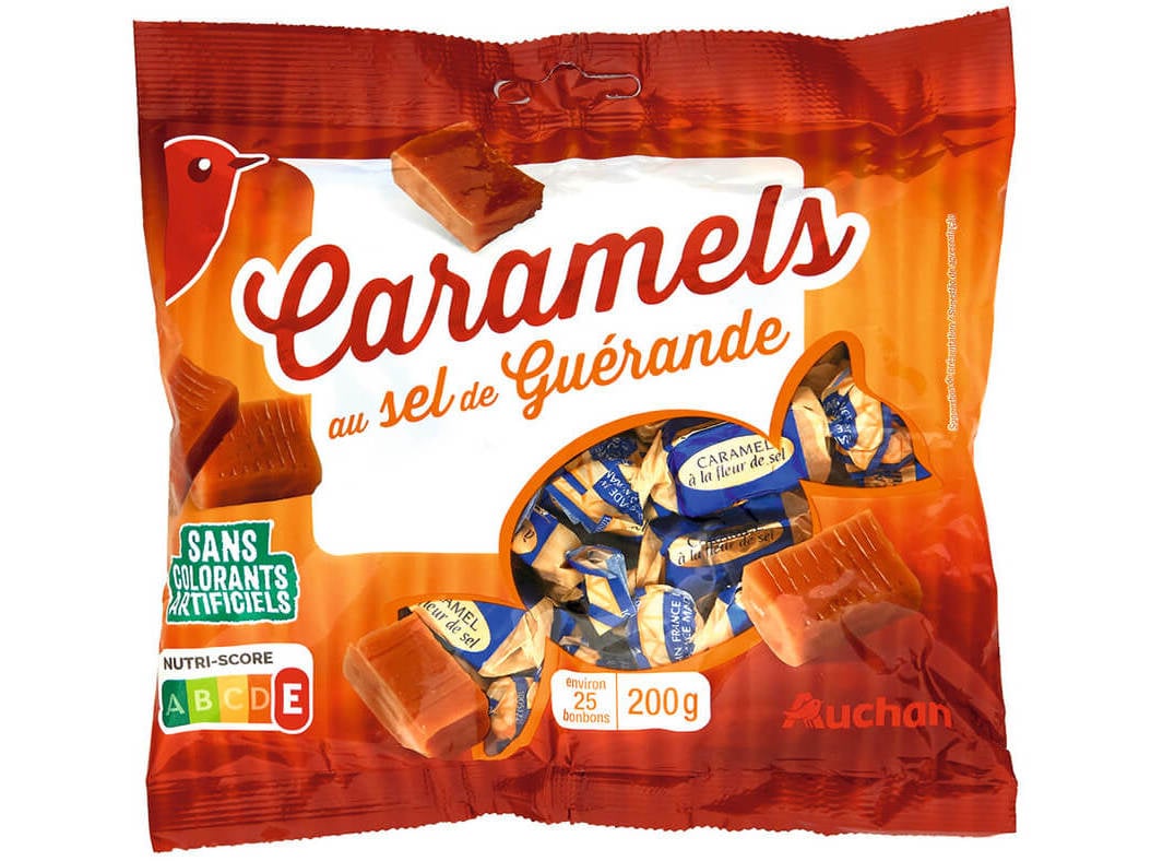 Caramelos Auchan Com Flor De Sal De Guerande 200g Auchan
