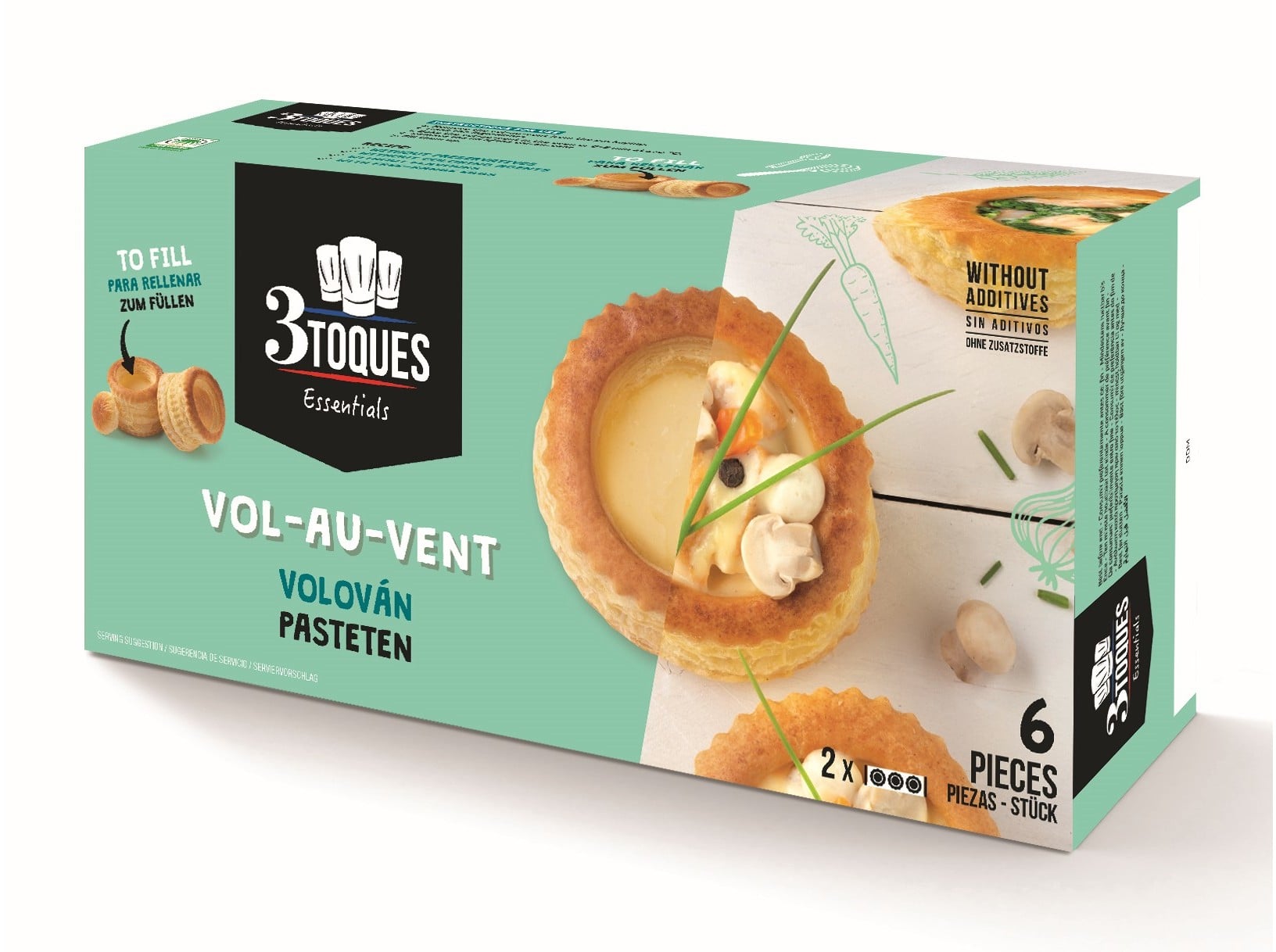 Folhados 6 Les 3 Toques 150g Les 3 Toques