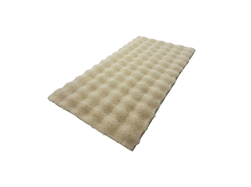 Carpete pêlo actuel bege 60x110cm