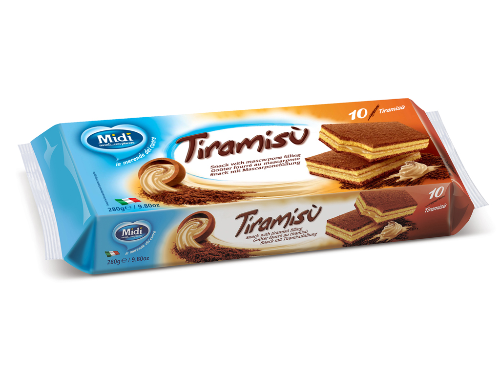 Bolo midi com recheio tiramisu 280g