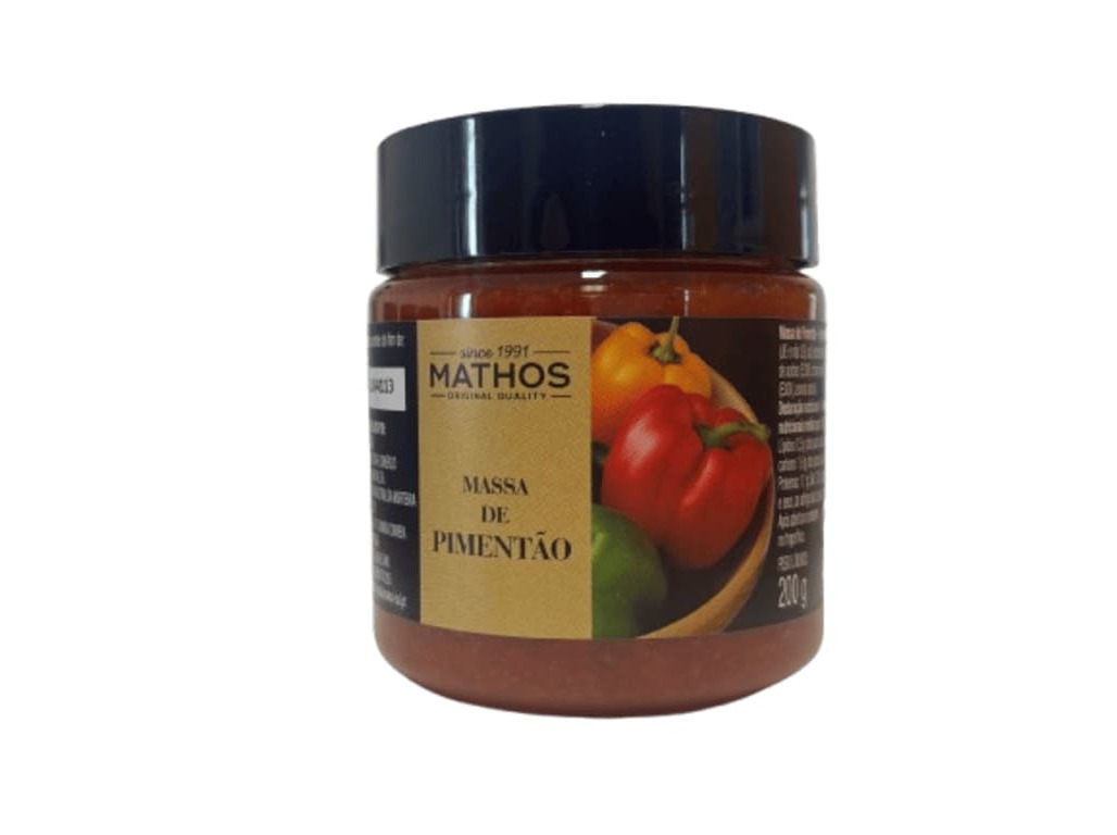 Massa Pimentão Mathos 200g Mathos
