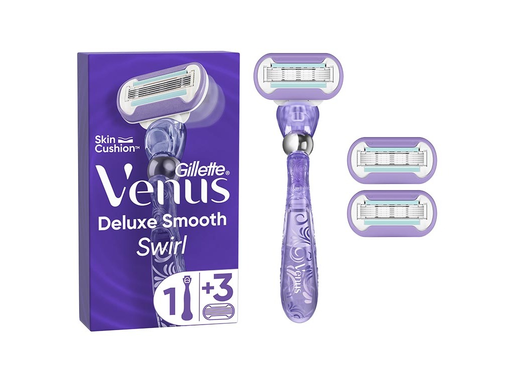 Máquina Depilatória Swirl Deluxe Smooth Com 3 Recargas Venus