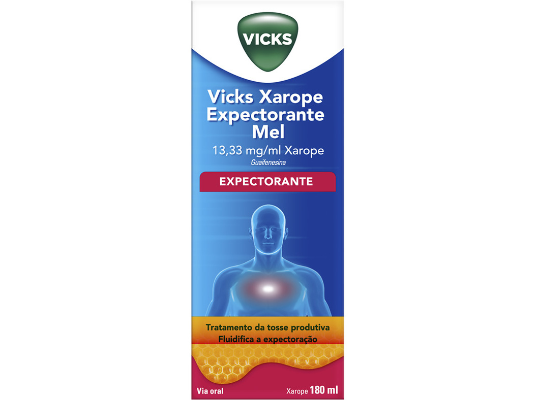 Xarope vicks tosse produtiva 180ml