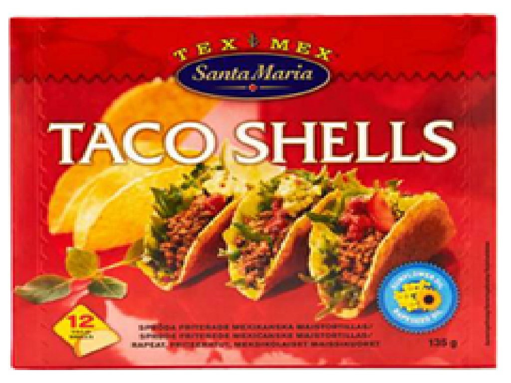 Taco Shell Santa Maria Amarelo 135g Santa Maria