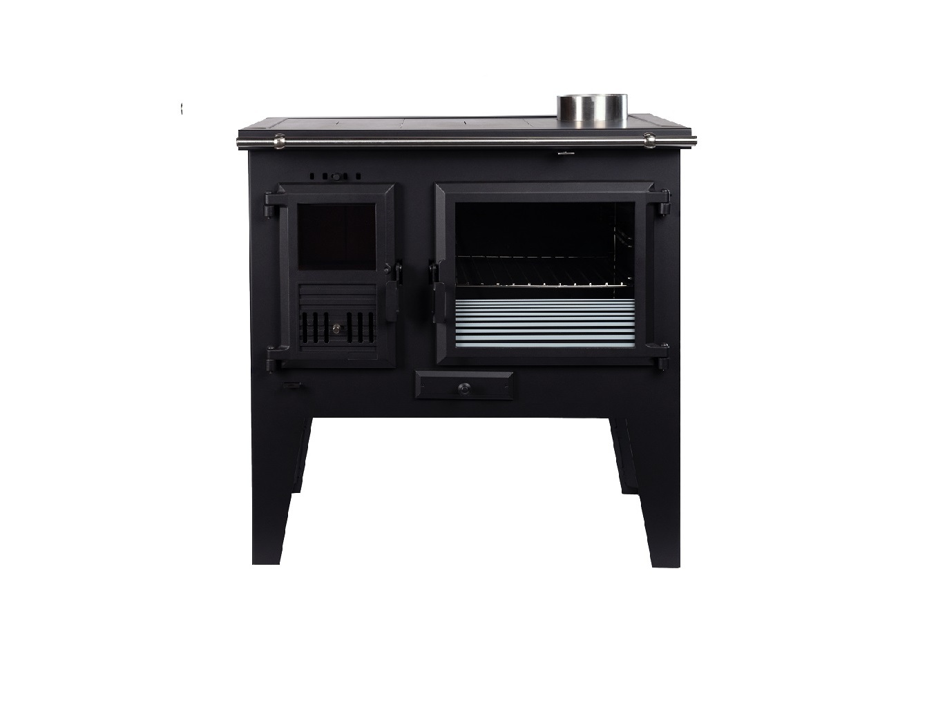 Fogão A Lenha Metlor Antracite 825x830x535mm