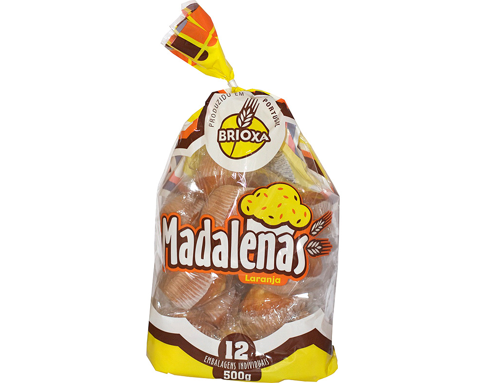 Madalenas Brioxa De Laranja Saco 500g Brioxa