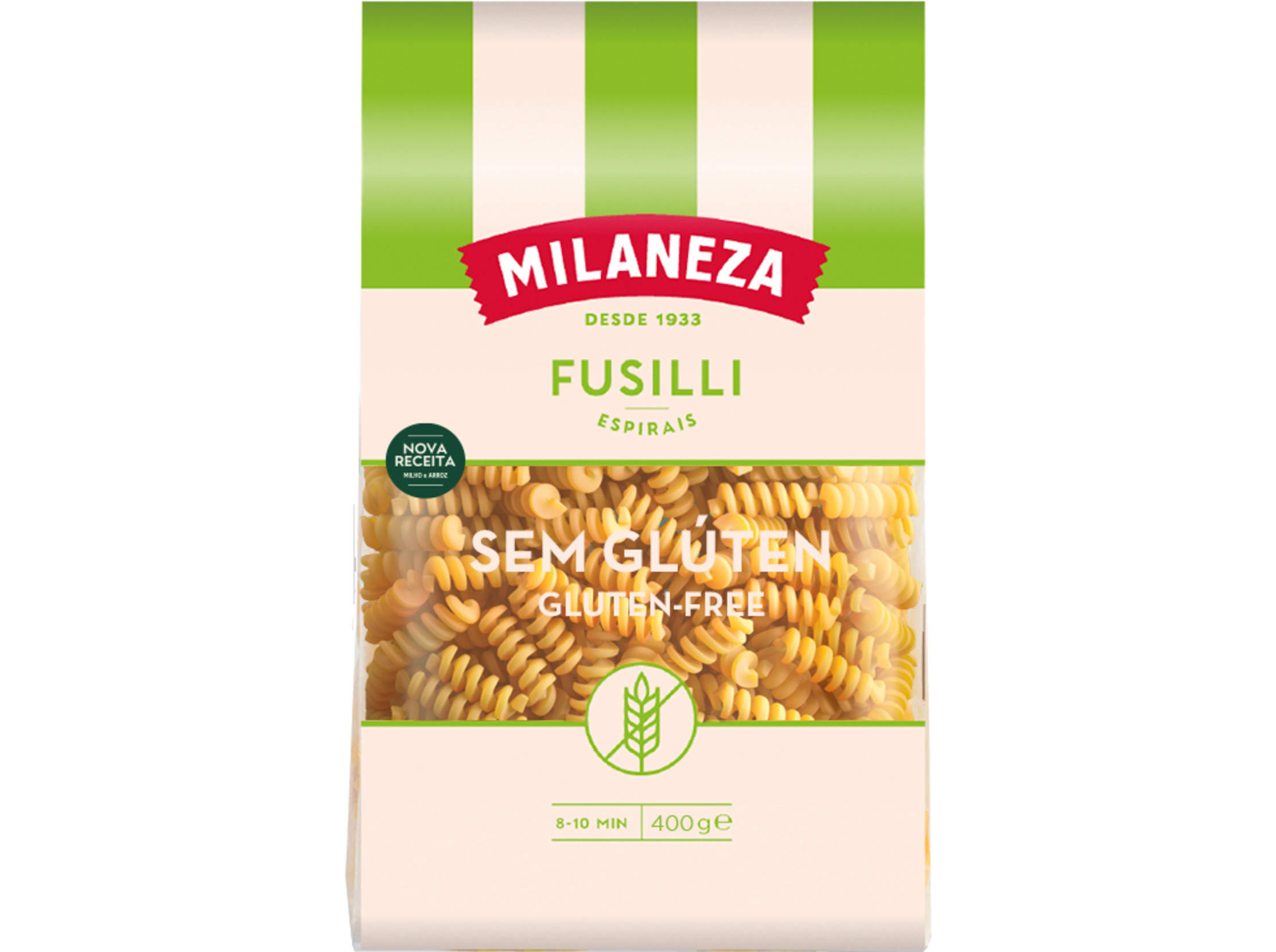 Massa Espirais Milaneza Sem Gluten 400g Milaneza
