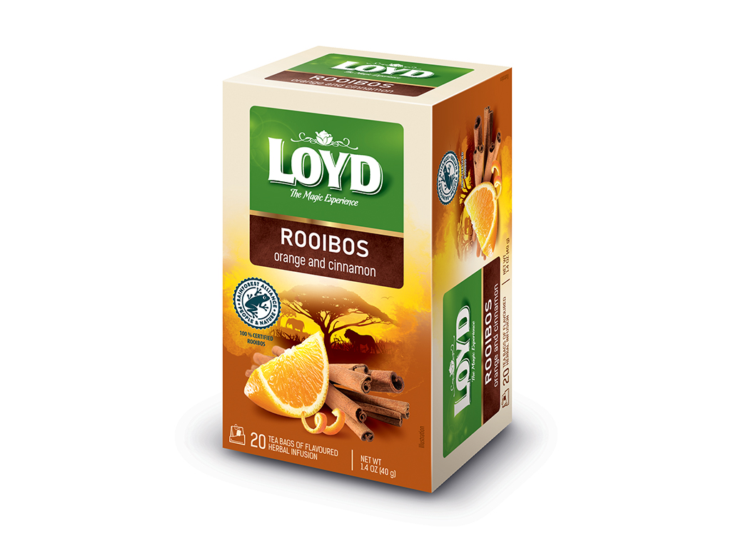 Infusão Loyd Rooibos Laranja E Canela 20 Un Loyd