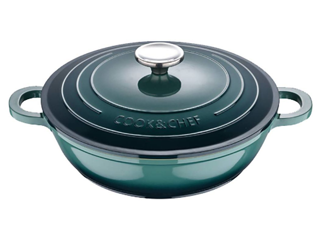 Caçarola Baixa Bergner Alumínio Fundido 24cm