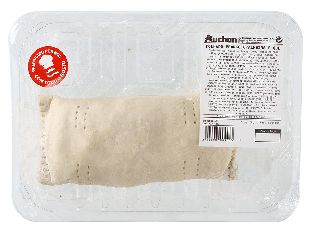 Frango Folhado Com Alheira E Queijo Kg Auchan