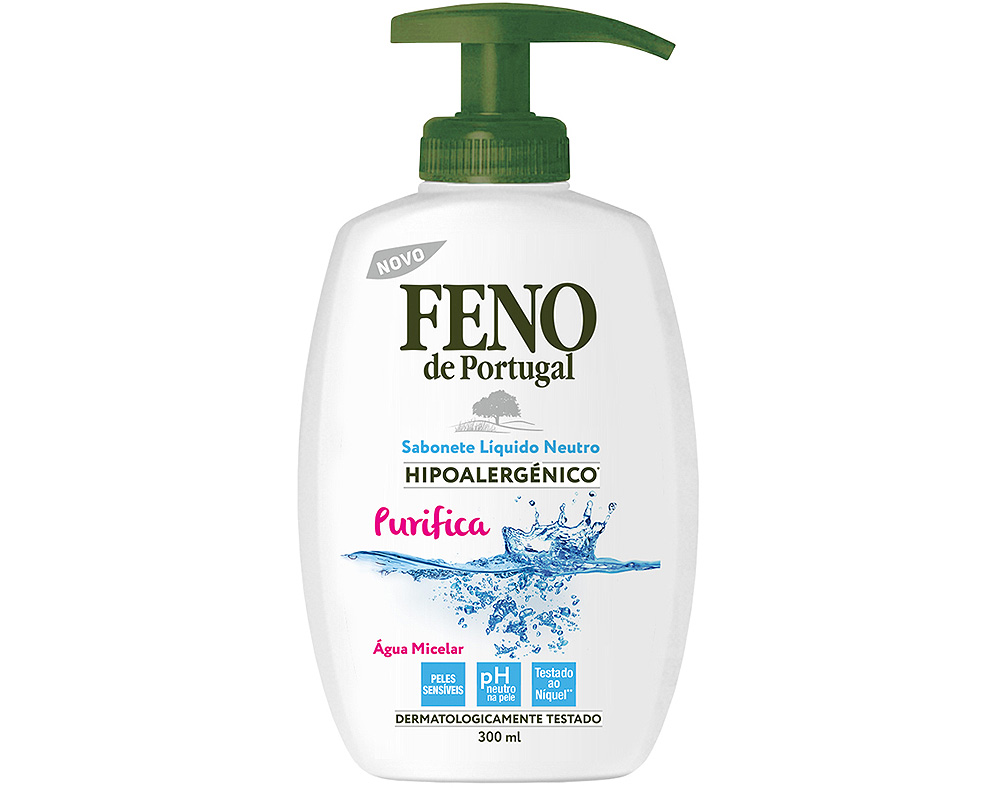 Sabonete líquido água micelar feno de portugal 300 ml