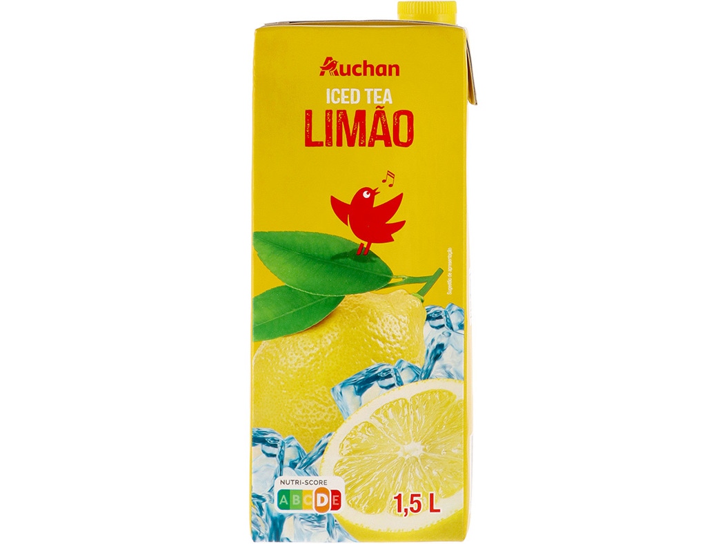 Iced Tea Auchan Limão Brick 1.5l Auchan