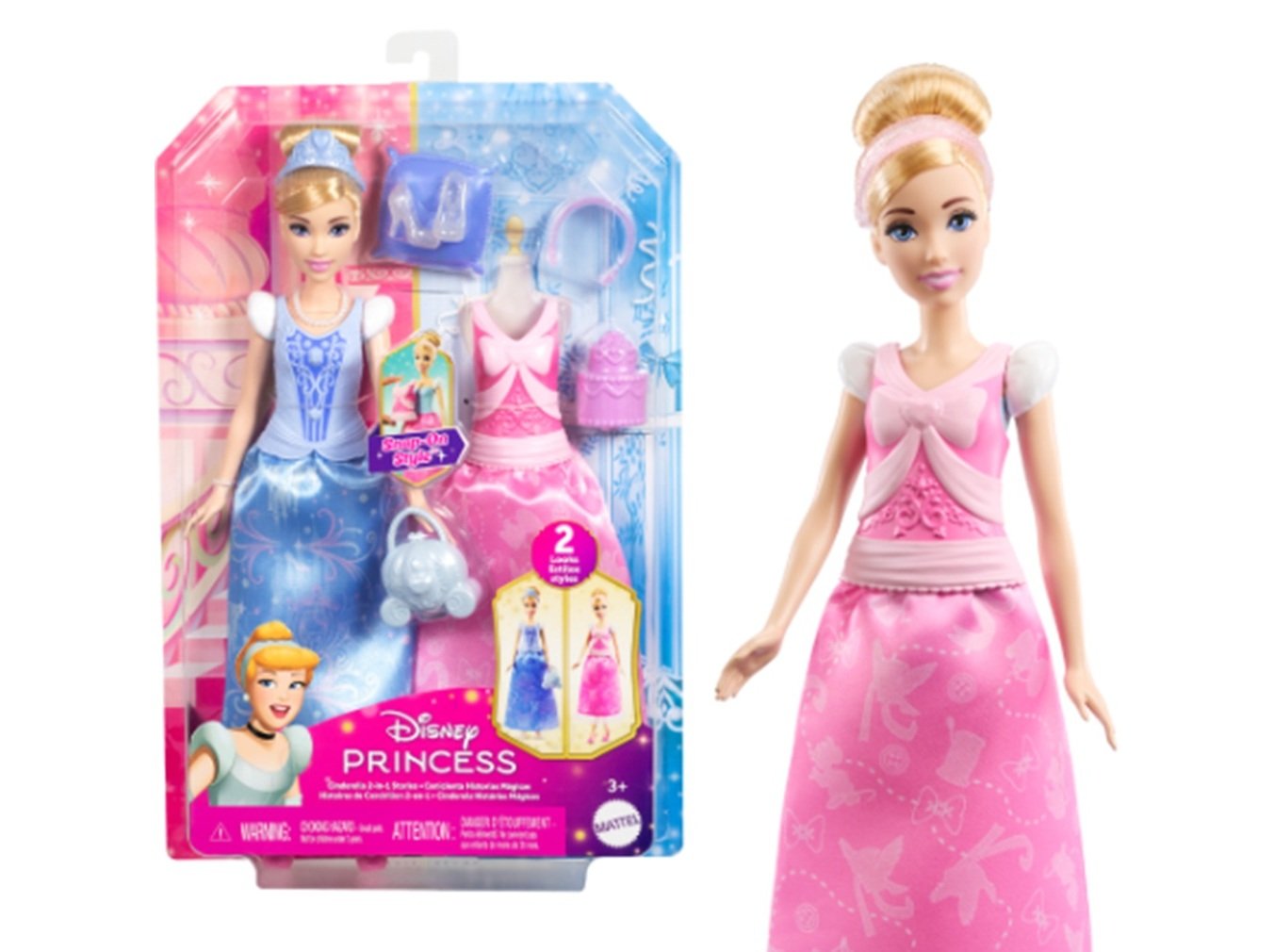 Cinderela 2 Em 1 Princesas Disney