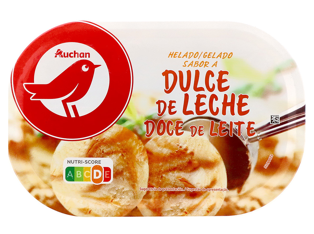 Gelado Auchan Doce De Leite 900ml Auchan
