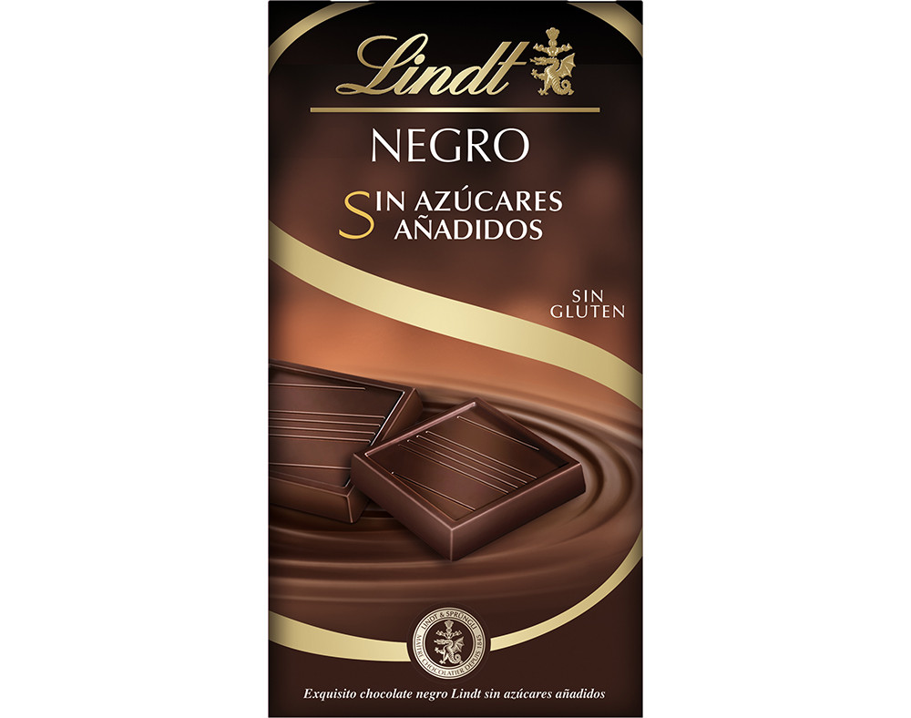 Chocolate Lindt Negro Sem Açúcar E Sem Glúten 100g Lindt