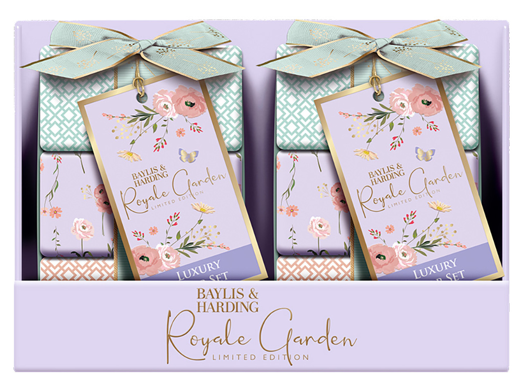 Con Sabonetes Baylis & Harding Royale Garden 3x100g