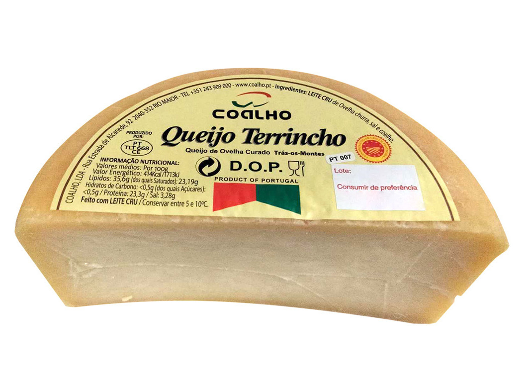 Queijo terrincho coalho metades
