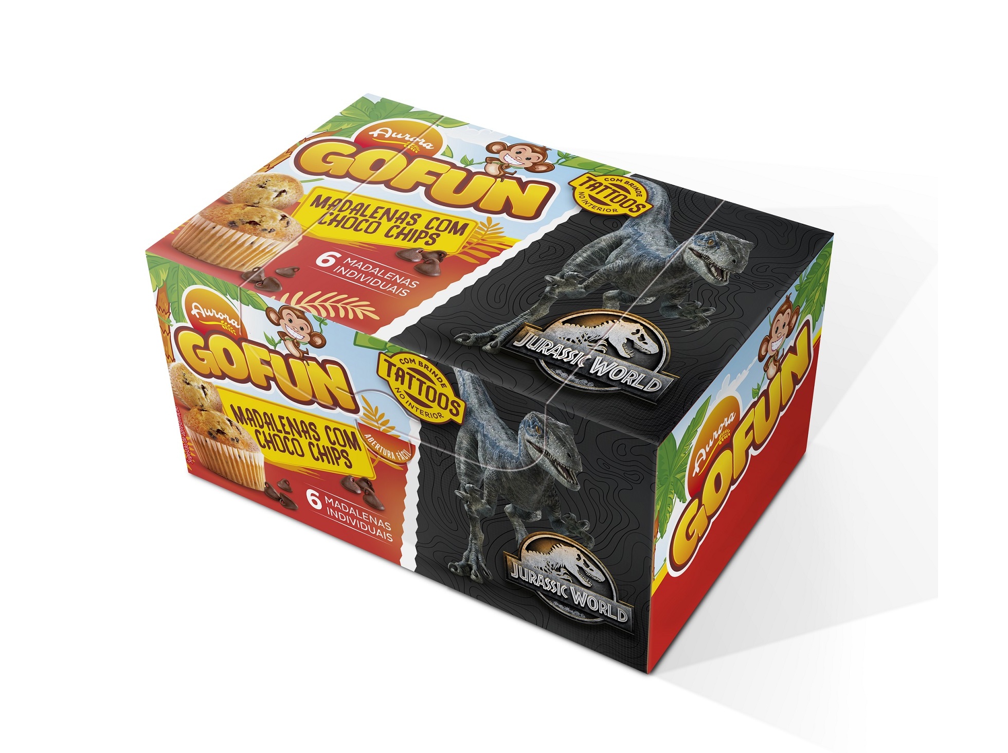 Madalenas aurora choco chips 190 g