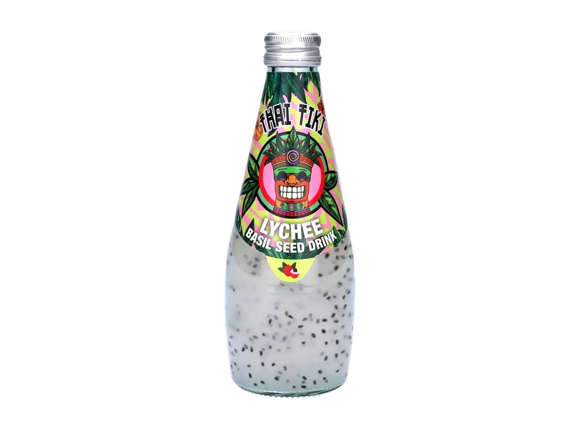 Bebida C/ Semente Manjericão Thai Tiki Lichia 290ml Thai Tiki