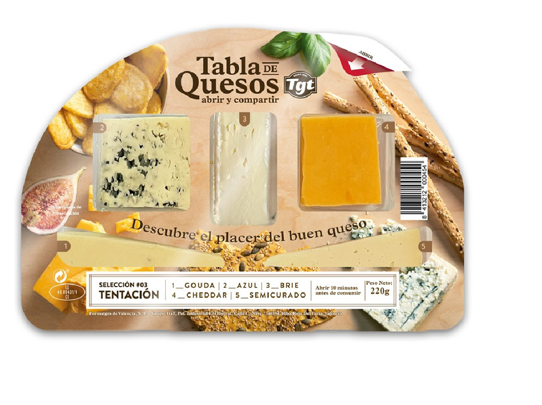 Tábua Queijo Tentação 220g Tentação